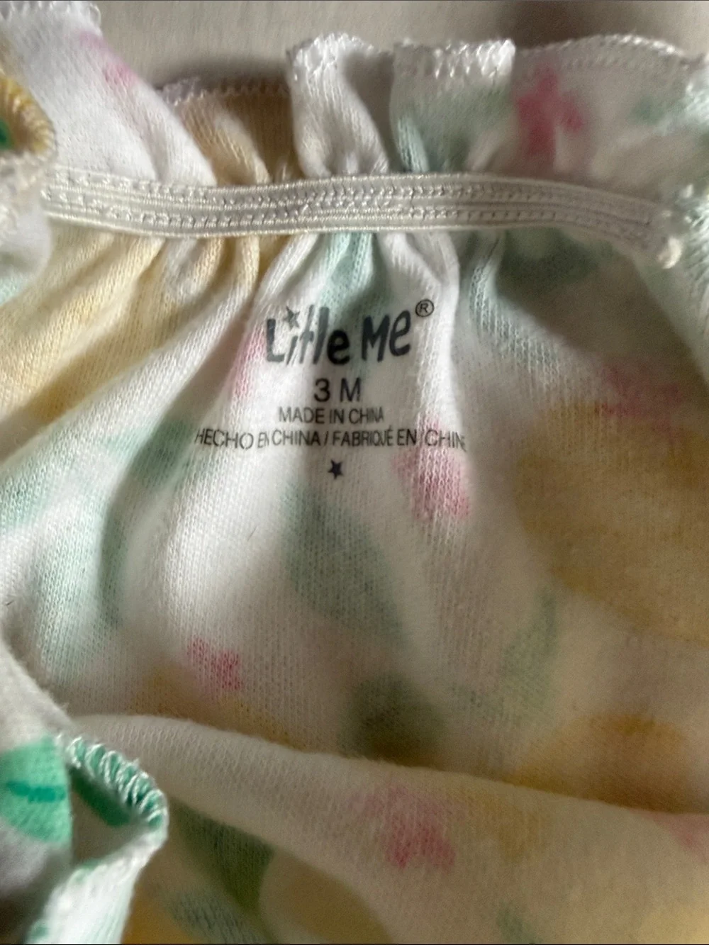 4 Bubbles 3 months size Cute prints Snap bottoms.